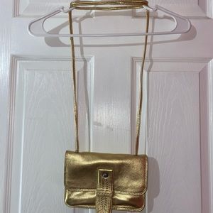 Lucky Brand Gold Cross body.